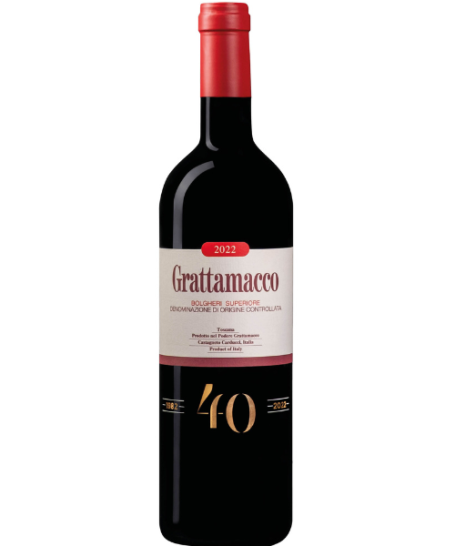 Grattamacco Bolgheri 2022 edizione 40 anni