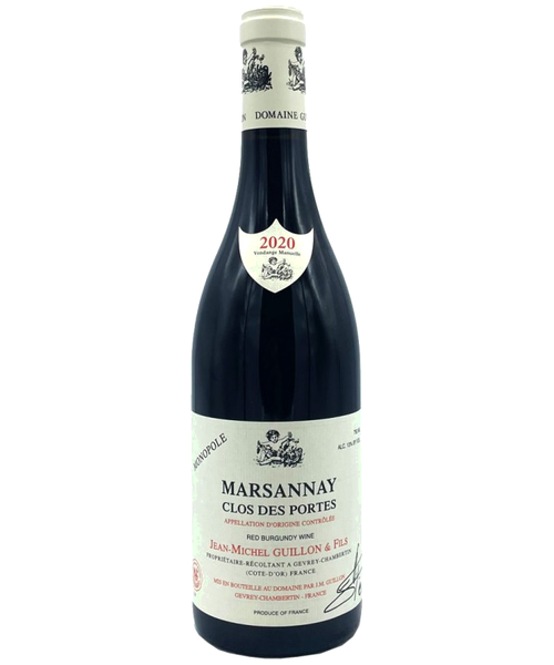 Marsannay Clos des Portes 2023 - Jean-Michel Guillon, la bottiglia