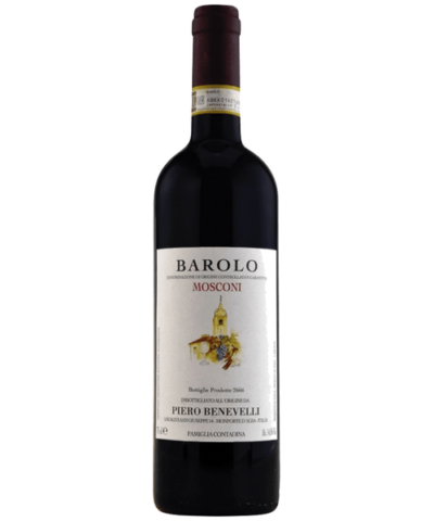 Barolo Mosconi 2021 - Piero Benevelli, la bottiglia